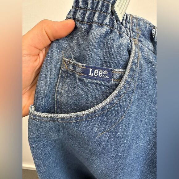 Vintage 90's Lee Blue Denim Maxi Skirt High Rise Straight Fit Size S - Picture 9 of 12